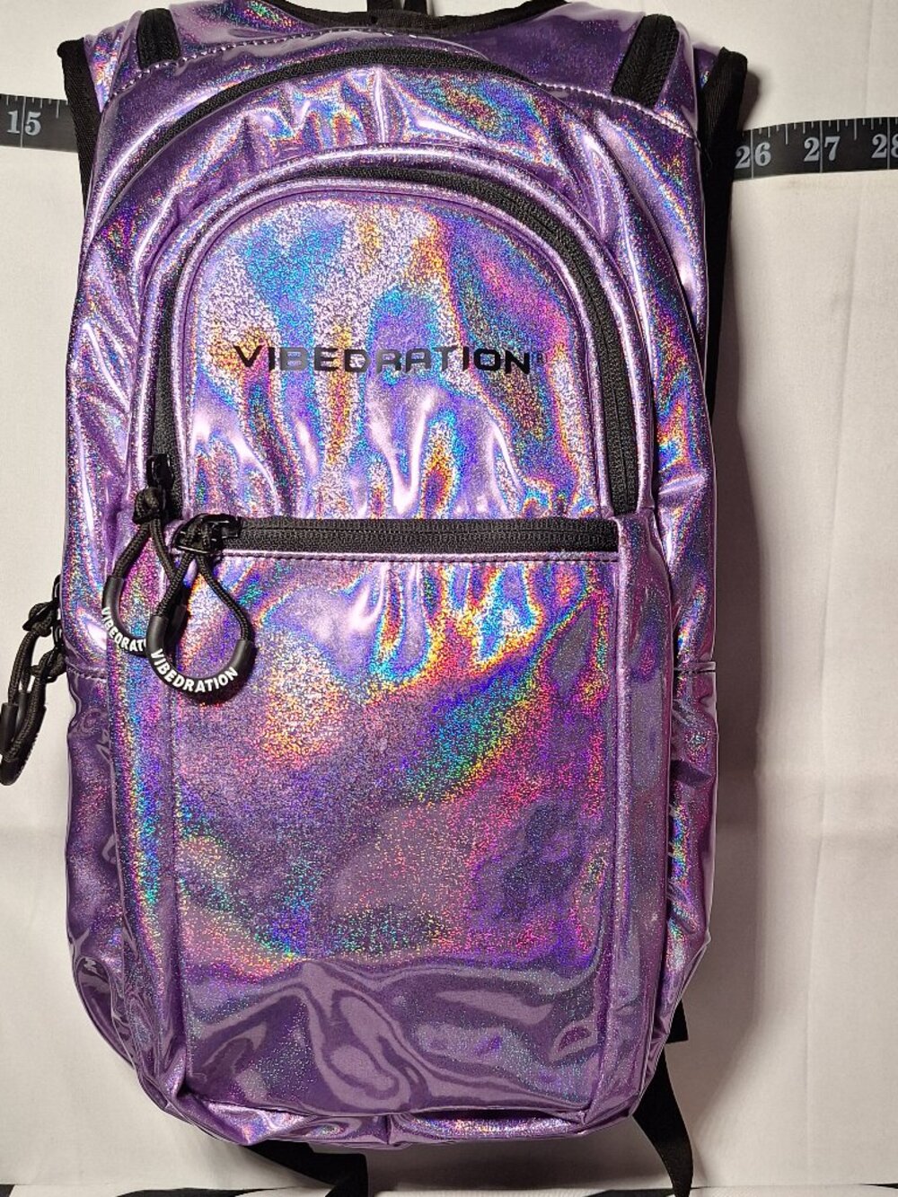 Vibedration Hydration Backpack w/o bladder Holographic - Light Purple